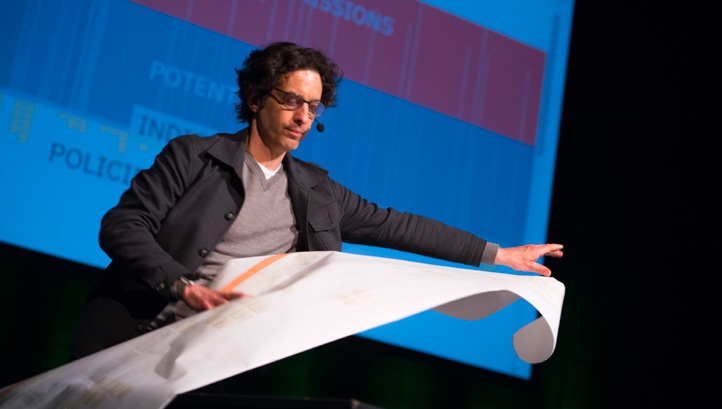 Shalit (pictured) turned pages of data into one poster and then an online database. Image: ClimateView